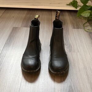 Dr. Martens Black Leather Ankle Boots